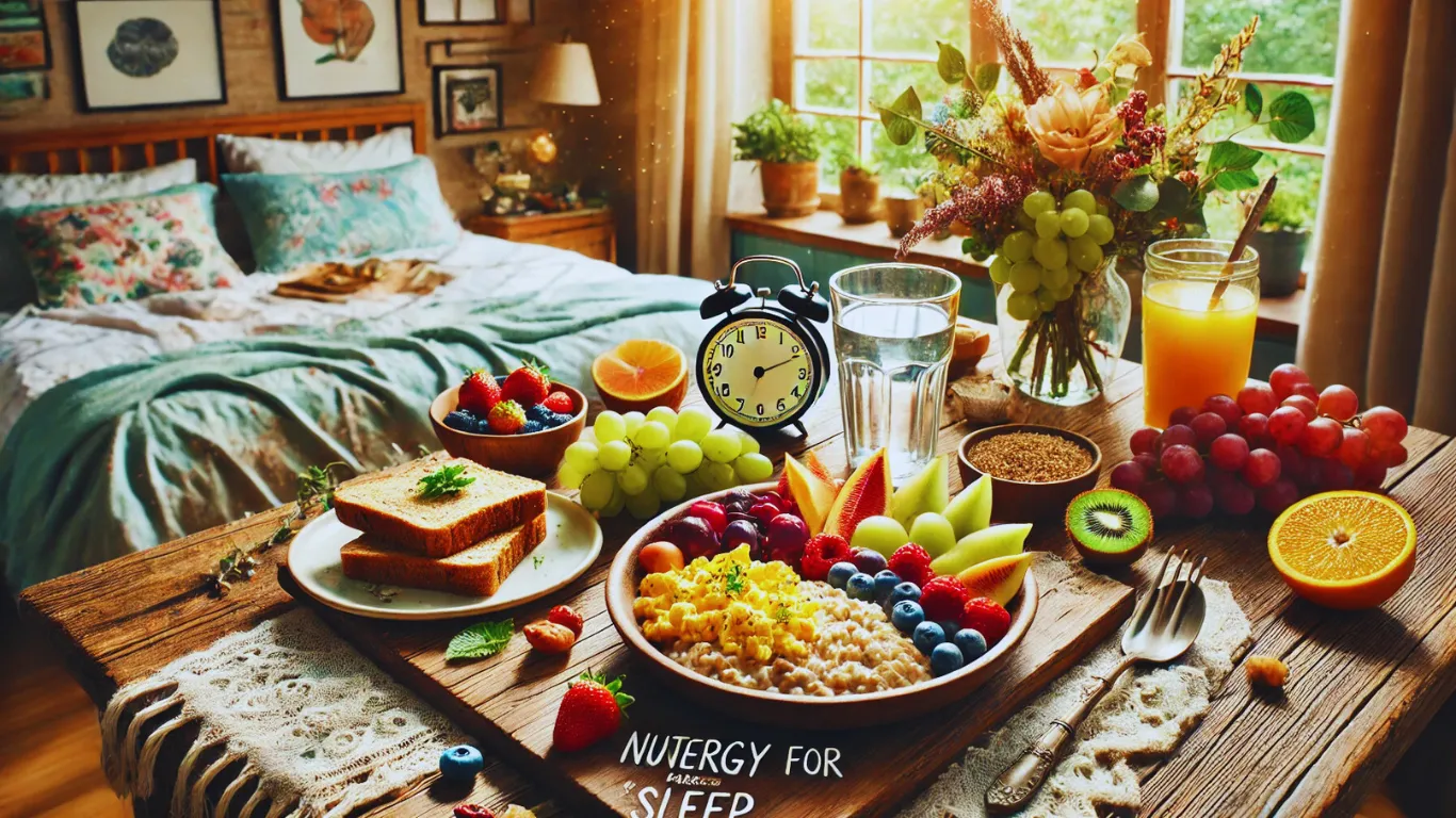 nutrition and slow digesting carbs for energy and sleep